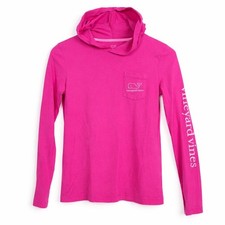 Vineyard Vines Hooded Tee Kids Medium 10-12 Pink