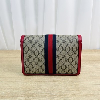 Gucci GG Supreme Coated Canvas Queen Margaret Shoulder Bag | eBay