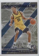 2022 Chronicles Draft Picks Donruss Power Formulas Blue 19/99 Keegan Murray 0x49