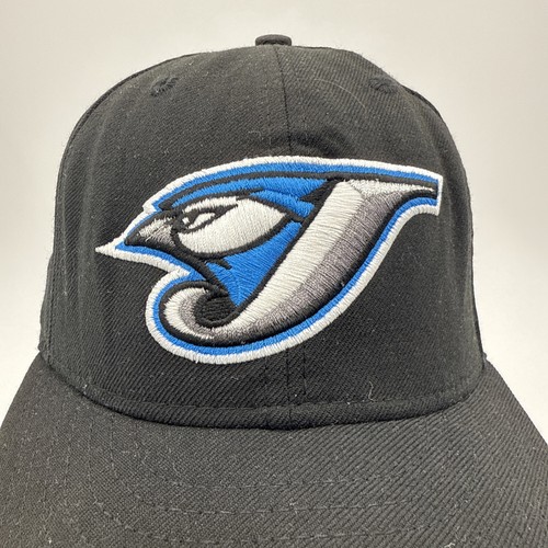 Toronto Blue Jays New Era Fitted Hat Sz 7 3/8 MLB On Field 59FIFTY Black A8 - Picture 6 of 9