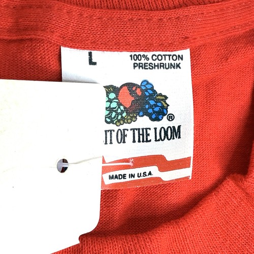 Camiseta De Colección Fruit of the Loom Puntada Única Bolsillo Rojo Grande EE. UU. NUEVA WARD’S - Imagen 3 de 19