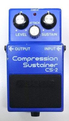 BOSS CS-2 Compression Sustainer Guitar Effects Pedal MIJ 1985 #536 DHL or EMS