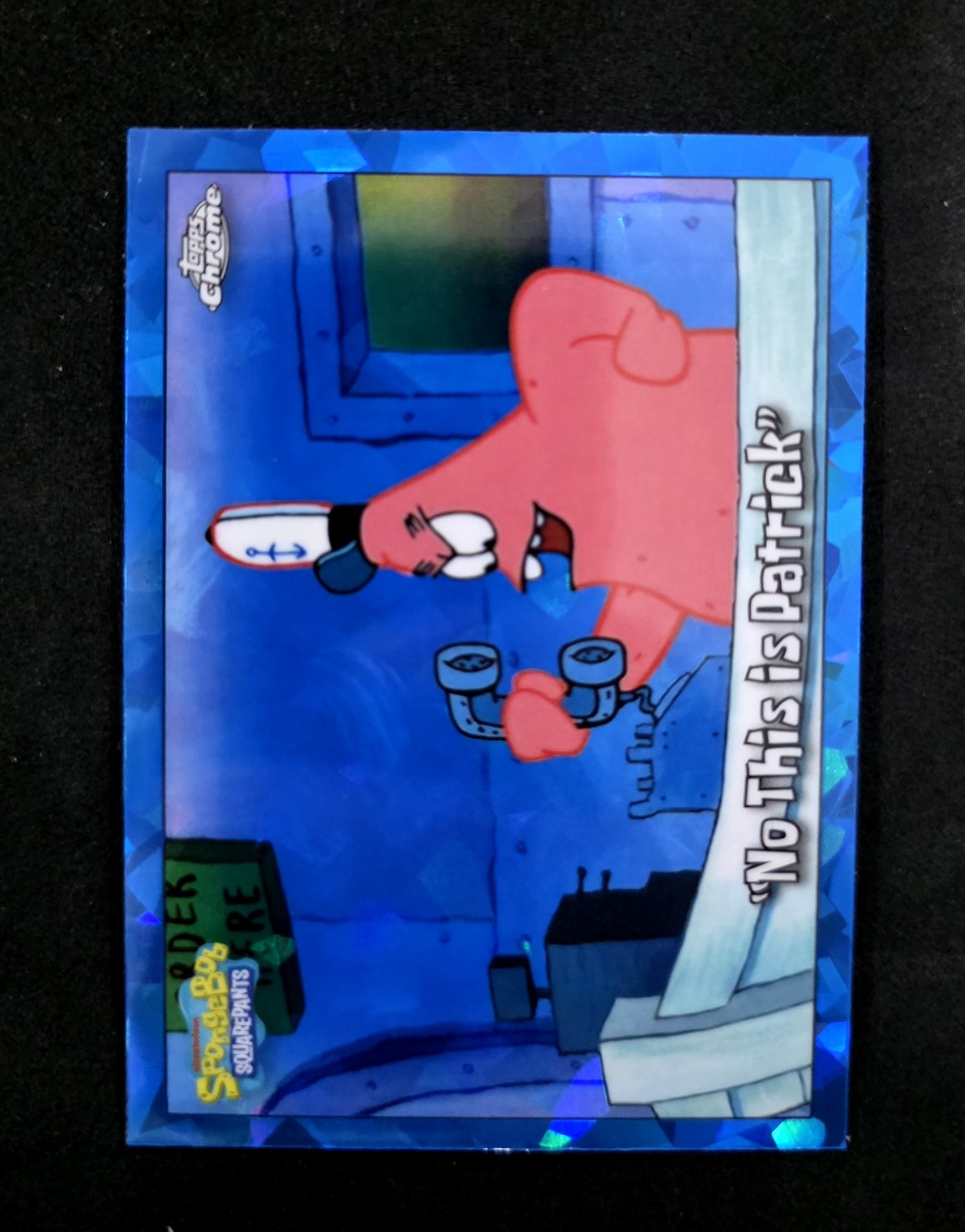 2025 Topps Chrome Sapphire SpongeBob SquarePants #67 