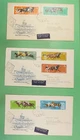 DR WHO 1961 HUNGARY 3 FDC HORSE RACE COMBO R49149