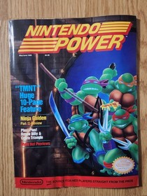 Nintendo Power May/June 1989 Teenage Mutant Ninja Turtles NES TMNT VG+