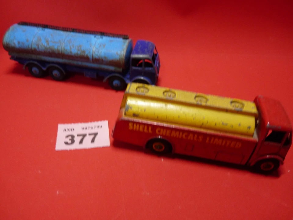 Lote vintage Dinky Toys petroleros de gasolina Foden y AEC Monarch. Nº 377 Foto 2 de 3