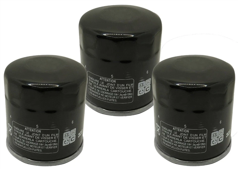 Aitook Three Pack Oil Filter for Yamaha Stratoliner Roadliner S XV1900 2006-2010 Foto 2 de 2