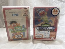 Active Minds Sesame Street My First 123's  ABC  s Deluxe Activity Cards Sealed