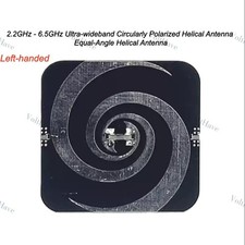 2.2GHz - 6.2GHz UWB Ultra-Bandwidth Helical Antenna Circular Polarization New