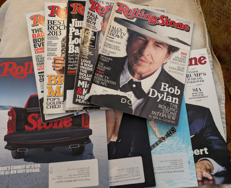 9 Issues of Rolling Stone 2012 2013 2018 2019 Dylan Stones Pitbull Bruno Mars ..