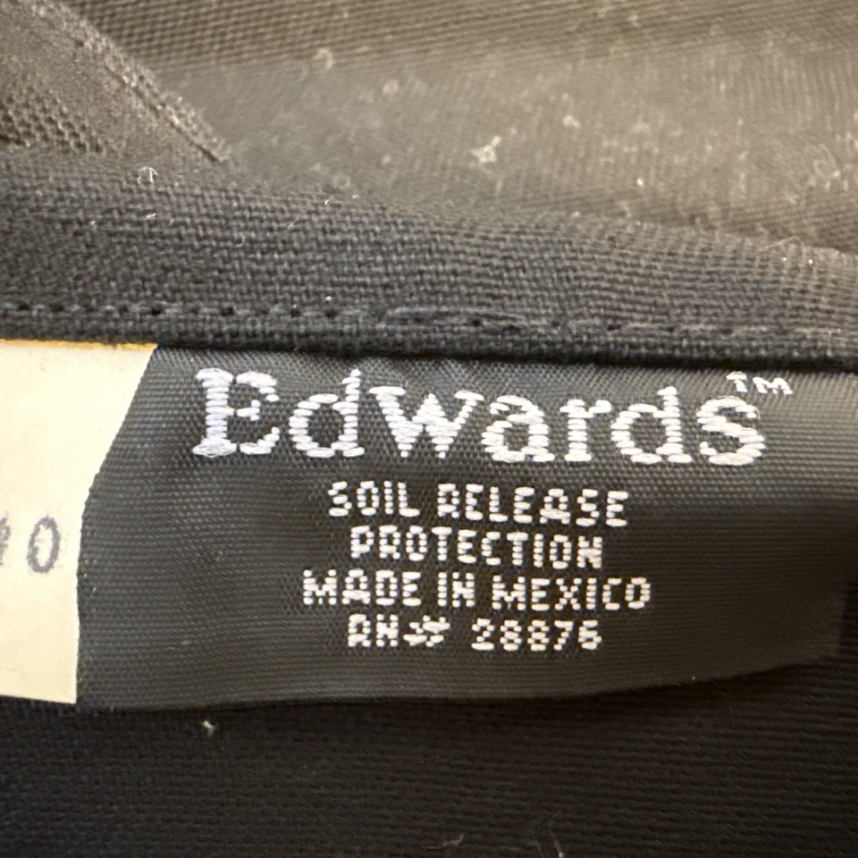 Edwards Unisex 3-Pocket Waist Apron - Black Brand new - Image 2 of 2
