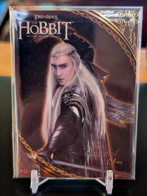 2024 Card Fun The Hobbit Trilogy Thranduil Gold Border Serial Number Card 32/99