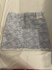 Cat  Jack girls skirt size XXL 18 purple Floral NWT