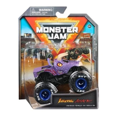 HOT WHEELS Monster Jam 1/64 - JURASSIC ATTACK PURPLE (SEALED)