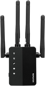 AOOEPU WiFi Amplificateur de signal d'extension de portée -360 Degré - Antenne directionnelle