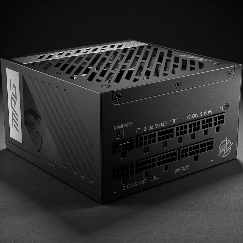 Netzteil MSI MAG A850G PCIE5 850W Gold Vollmodular ATX 3.1 Gaming - Bild 2 von 4