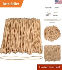 Rubber Bands Size 200pcs Rubber BandsLarge, Big Elastic Bands for Office Supp...