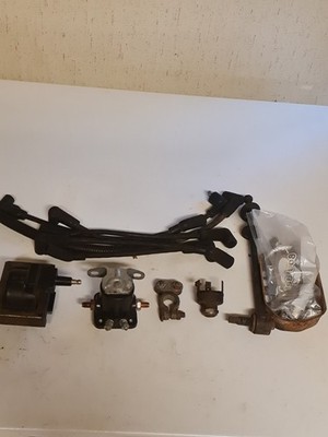 Tractor Starter,Switch,Battery Terminal,Spark Plugs,&Spark Plug Wire Set