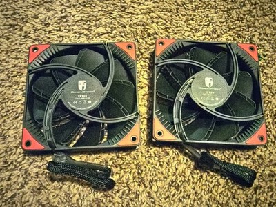Deep Cool Gamer Storm 120mm Fan Red 12 V 1.44W 0.12A Brand New-Two Units 