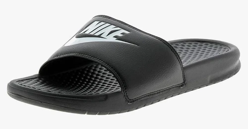 Nike Benesi JDI Slides sliders sandalo scarpa da spiaggia UK 8 US 9 EUR 42 5 nero