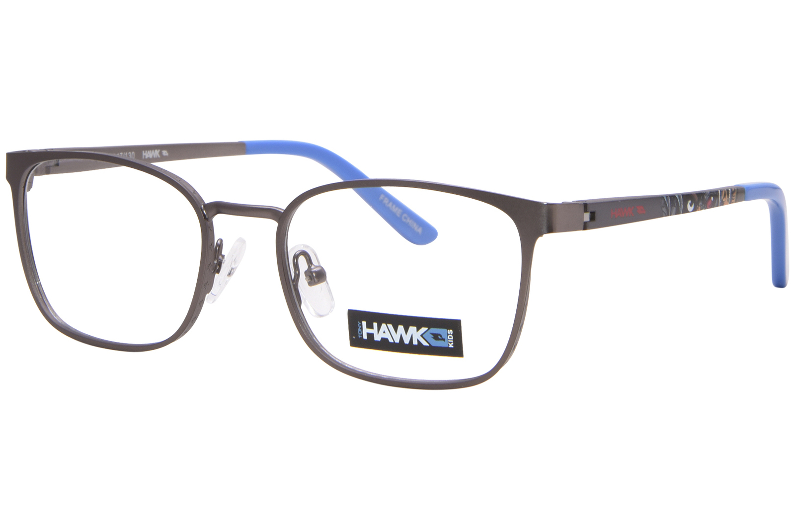 Очки Tony Hawk THK078-3 Молодежные детские для мальчиков, Матовая металлическая оправа, 48 мм