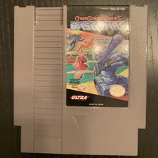 Cyber Stadium Base Wars: Nintendo Nes Authentic & Tested W/ Dust Jacket See Pics