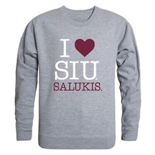 Southern Illinois University Salukis SIU I Love Crewneck Sweatshirt Sweater
