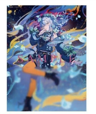 Hololive Hoshimachi Suisei Albam Spector Gamers Signed Tapestry A3 Size Japan