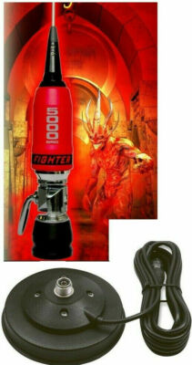 CB ANTENNA SIRIO RED DEVIL FIGHTER P 5000 MAG MOUNT PL 145mm - Foto 3