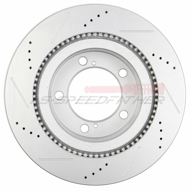 Front Brake Rotors & Ceramic Pads For Toyota Tundra 2007-2015 Drill