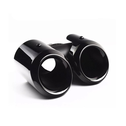 Rear Tail Exhaust Muffler Tip Pipes For Land Rover Defender 90 110 2020-24 Black - Picture 14 of 15