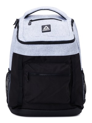 Reebok Unisex Adult Bobbie Top Loader 18.5'' Laptop Backpack Light Heather Grey