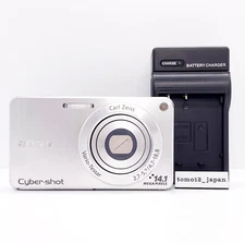 Sony Cyber-shot DSC-W350 Silver 14.1MP 4x Optical zoom Digital Camera fromJapan