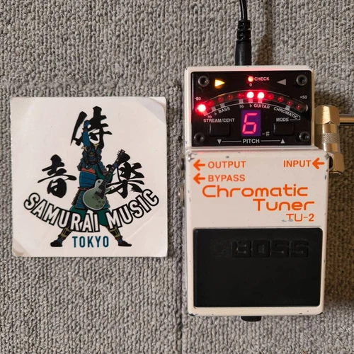 BOSS TU-2 Chromatic Stage Tuner Guitar Bass Effect Pedal Free Gift from Japan