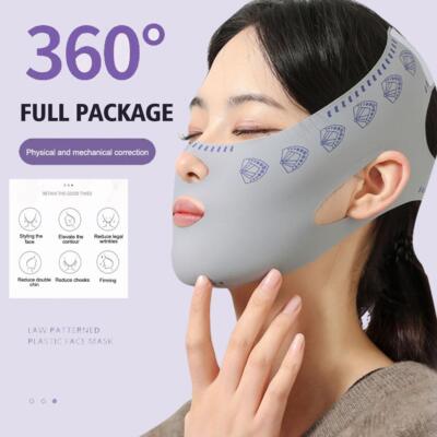 Elastic Face Slimming Bandage V Line Face Shaper Women Chin Cheek Lift Up Belt