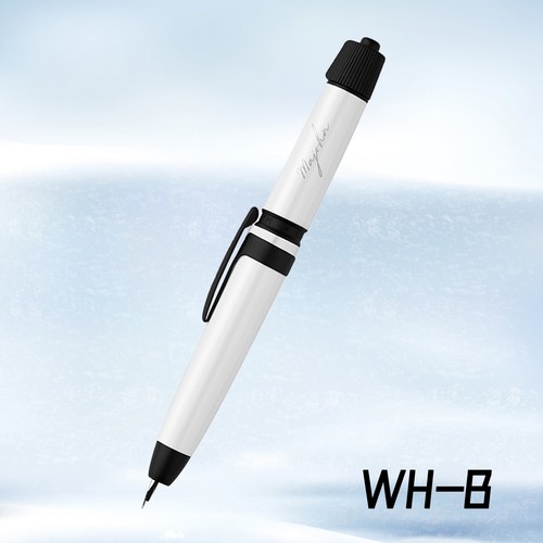 New MAJOHN A3 Press Rotate Fountain Pen Resin Retractable EF with Clip WritingcA - Picture 16 of 16