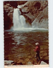 Postcard Roaring River Falls Kings Canyon National Park California USA