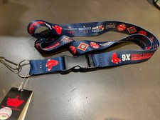 Boston Red Sox 9X World Series Champions Dynasty Lanyard  Detach Keystrap MLB