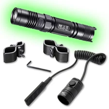 Nitcore P12 Flashlight (Neutral White) w/GM03 Weapon Mount & Pressure Switch
