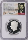 2018-S  SILVER  KENNEDY HALF DOLLAR NGC  PF 70 UCAM ER  PORTRAIT LABEL #2