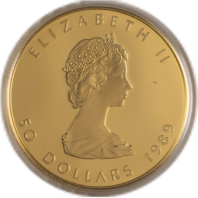 1989 Proof Canadian Gold Maple Leaf 10th Anniversary 4-Coin 1989 Proof Canadian Gold Maple Leaf 10th Anniversary 4-Coin