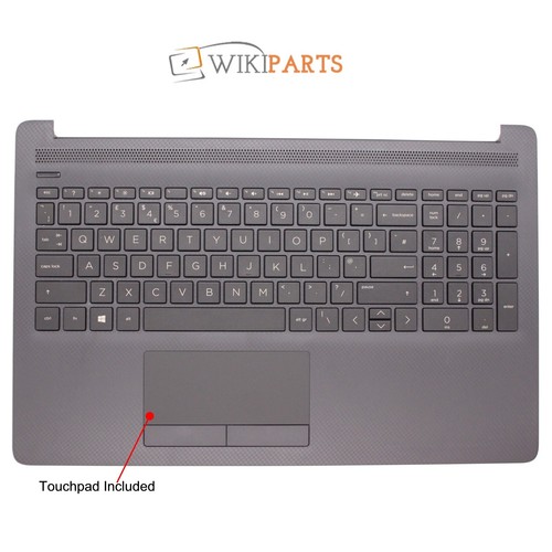 FOR HP 15-DA0056NT Black Replacement Palmrest Touchpad Cover UK Keyboard - Bild 3 von 5