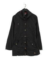 Volcom Women's Coat M Blue 100% Polyester Rain Coat