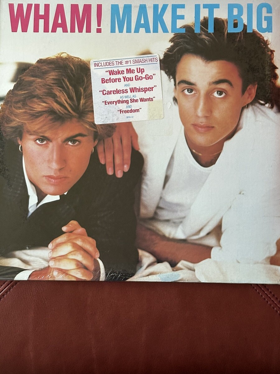 WHAM! - MAKE IT BIG 1984 US 1st PRESS SEALED VINYL/LP 1st 1980's