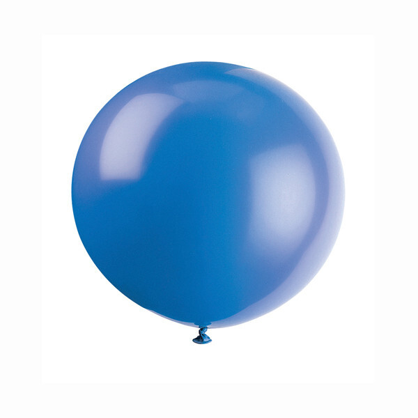 Pack of 6 Evening Blue 36"" Latex Balloons - Garland Balloon Arch Decorations
