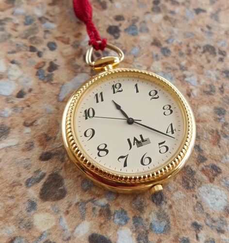 Citizen Quartz Pocket Watch JAL Japan Airlines - Picture 3 of 5