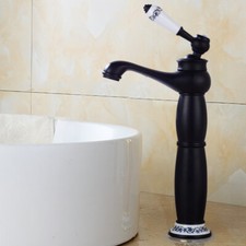 Messing Waschtischarmatur Wasserhahn Bad Hoch Waschbecken Armatur Antik Retro