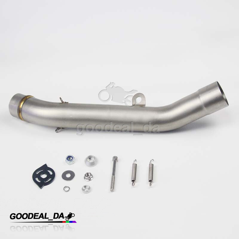 ℳshop 専用 Slip On For Kawasaki Z800 2013-2016 Motorcycle Exhaust Mid