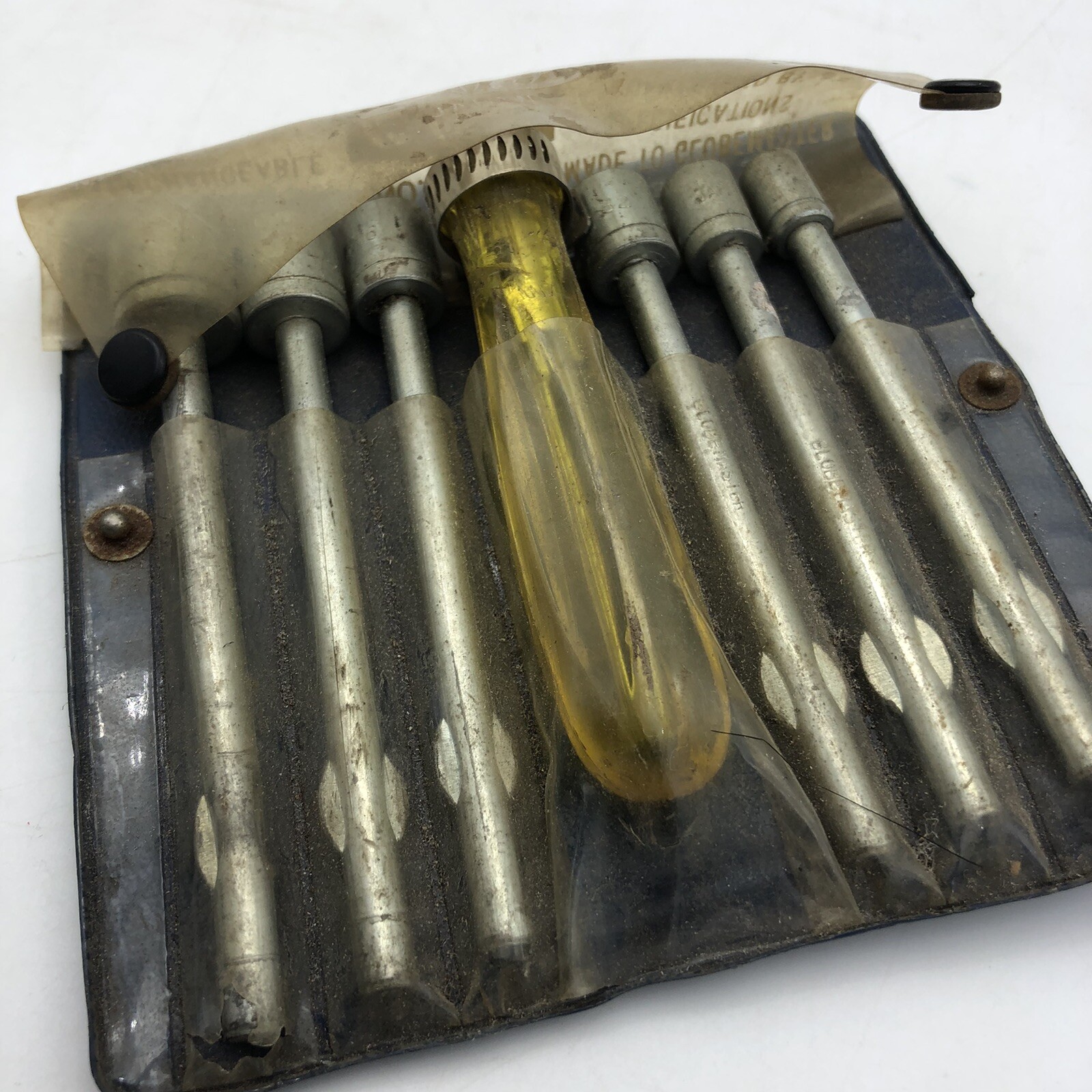 Genuine Globemaster interchangeable Point Hex Nut Driver Set Japan Vintage.