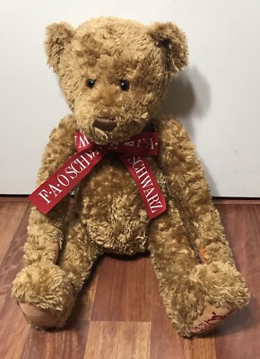  Teddy Bear 2001 コレクション FAO Schwarz 2001 Large Teddy Bear Jointed 24